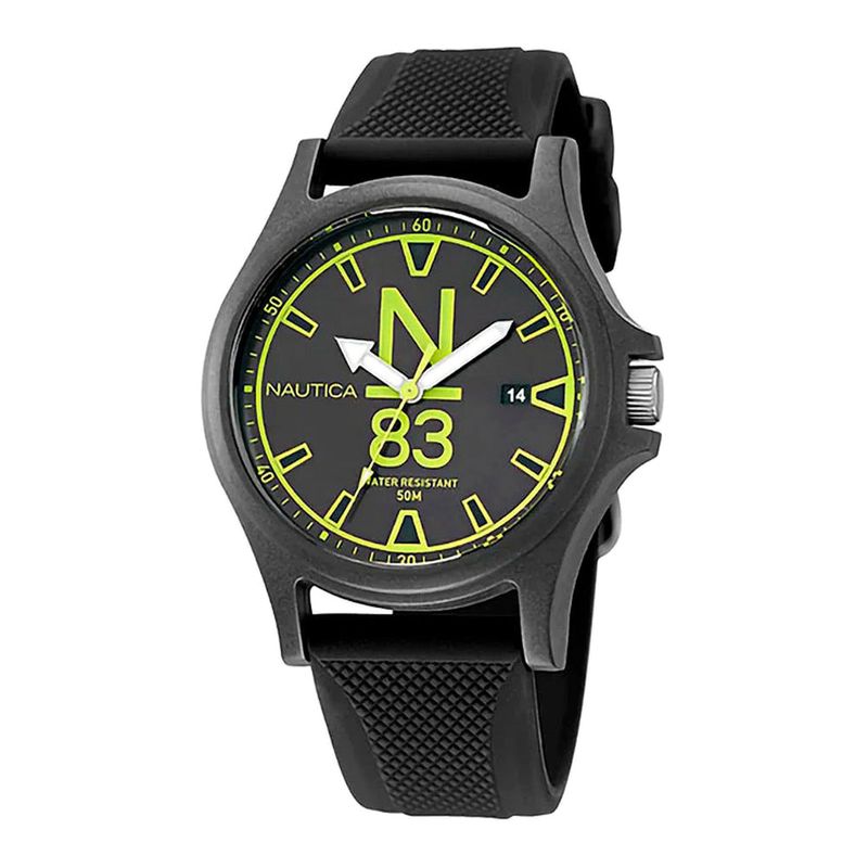 NAUTICA - Reloj Análogo Nautica Original Deportivo NAPJSS221 Color Negro para hombre