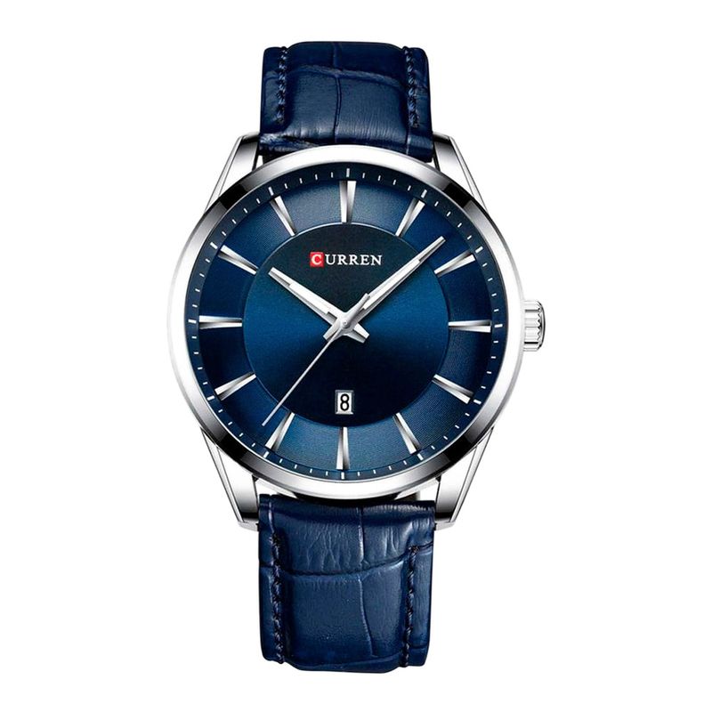 CURREN - Reloj Análogo Curren Original KREc7503- 8365 Acero Color Azul para Hombre