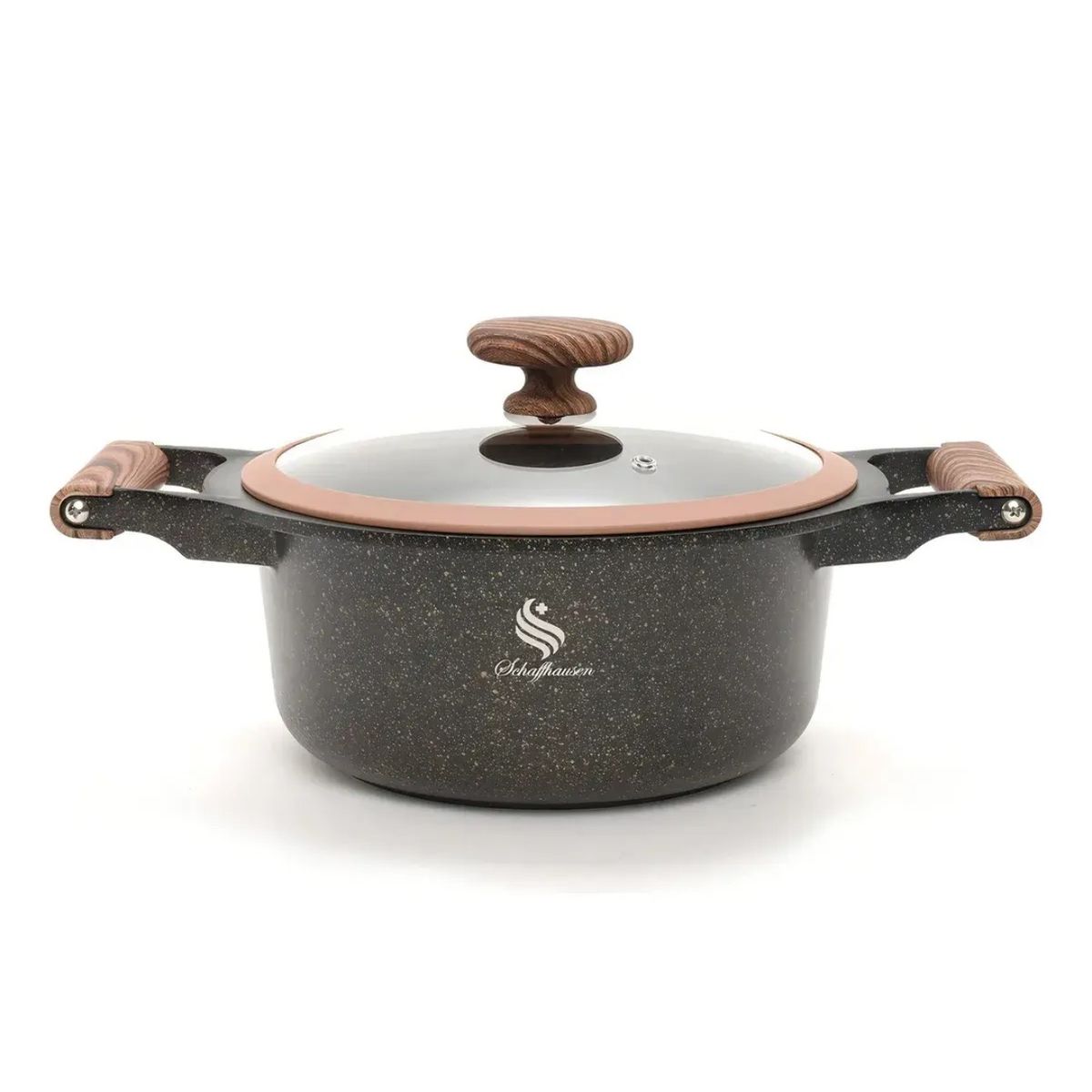 SCHAFFHAUSEN - Batería ollas en granito Schaffhausen antiadherente - 8 piezas