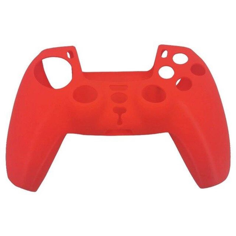 GENERICO - FUNDA FORRO PROTECTOR CONTROL MANDO PS5 ROJO