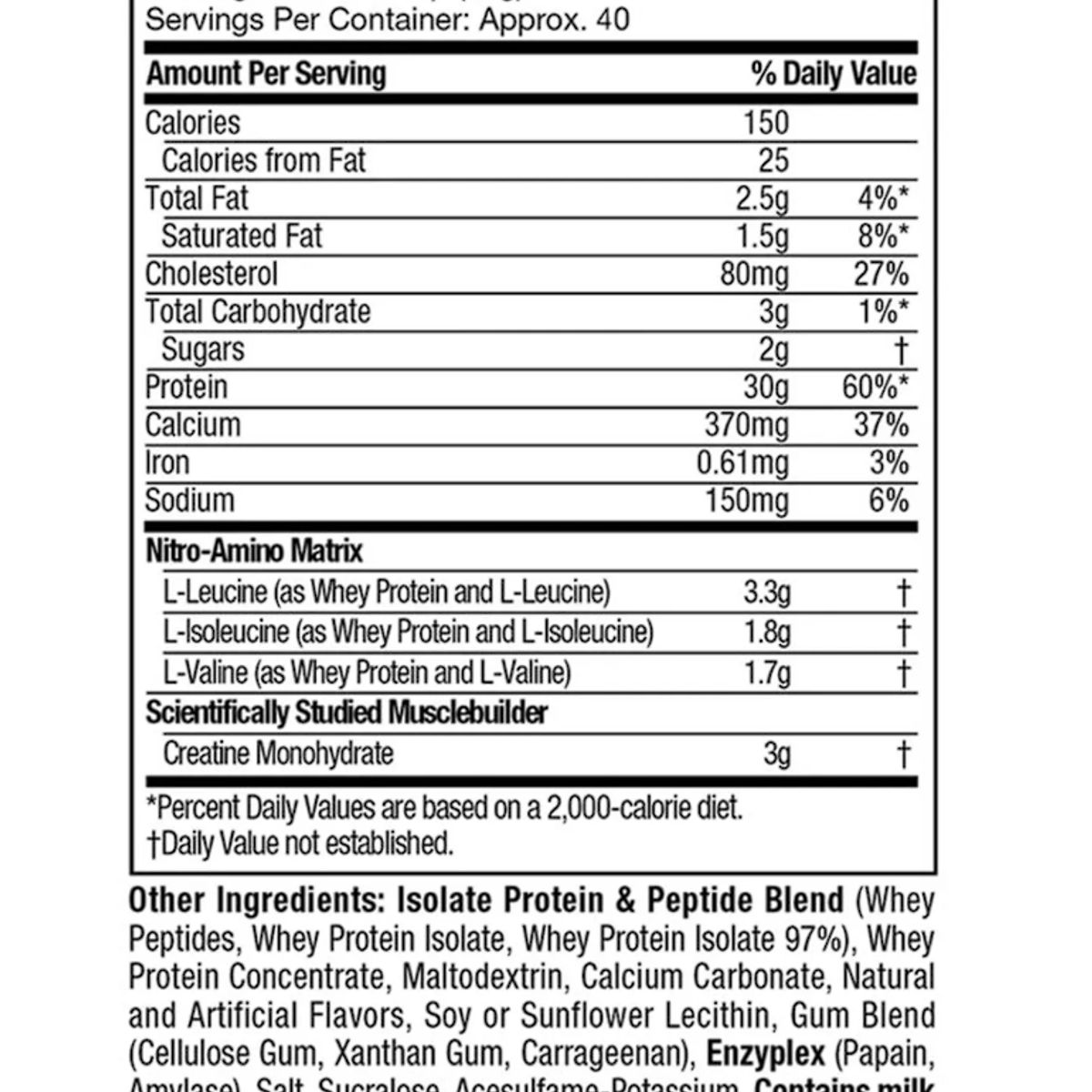 MUSCLETECH - Proteína Nitro-Tech Whey de 4lb de Muscletech Chocolate