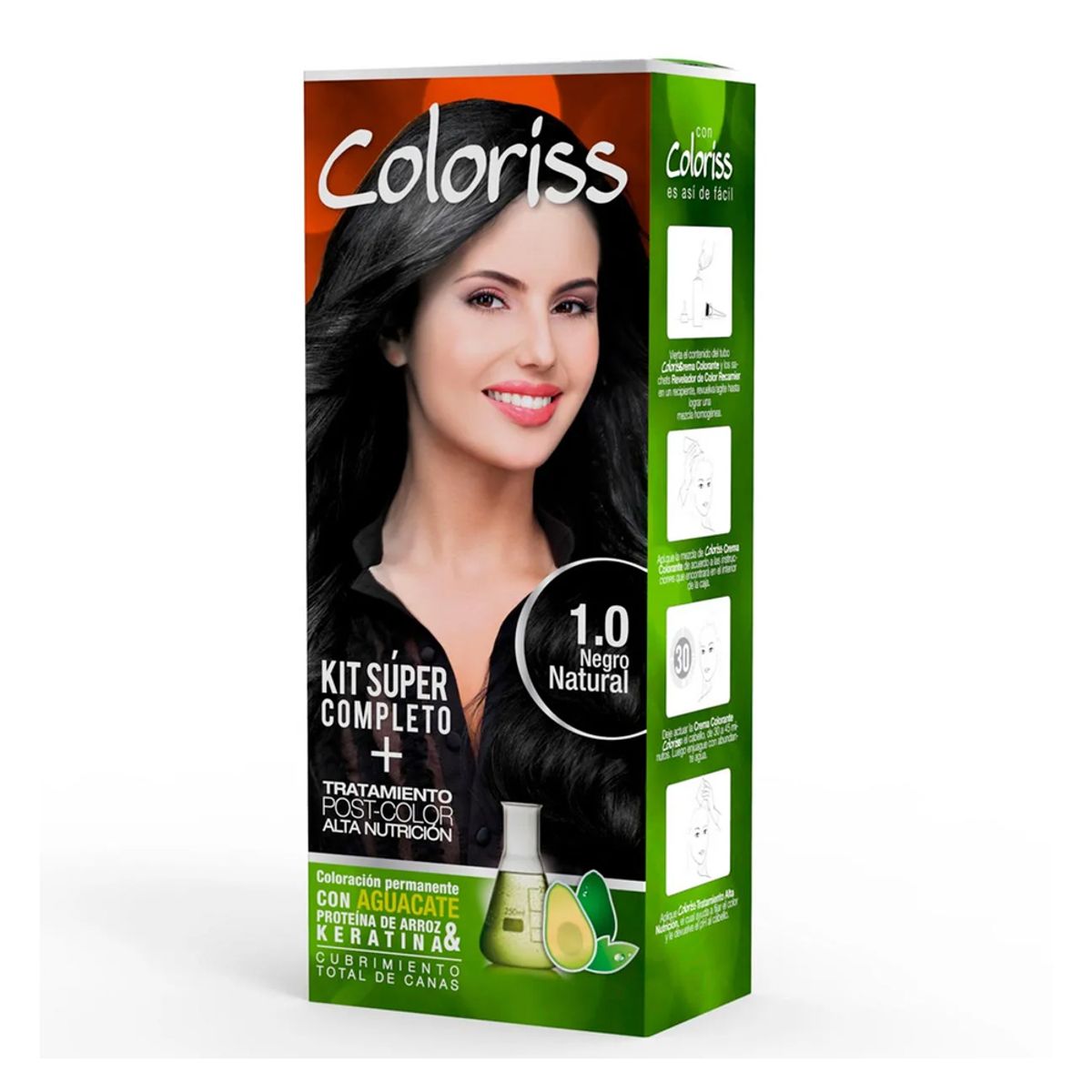 COLORISS - Tinte Capilar Coloriss Kit No.1 50 Gr