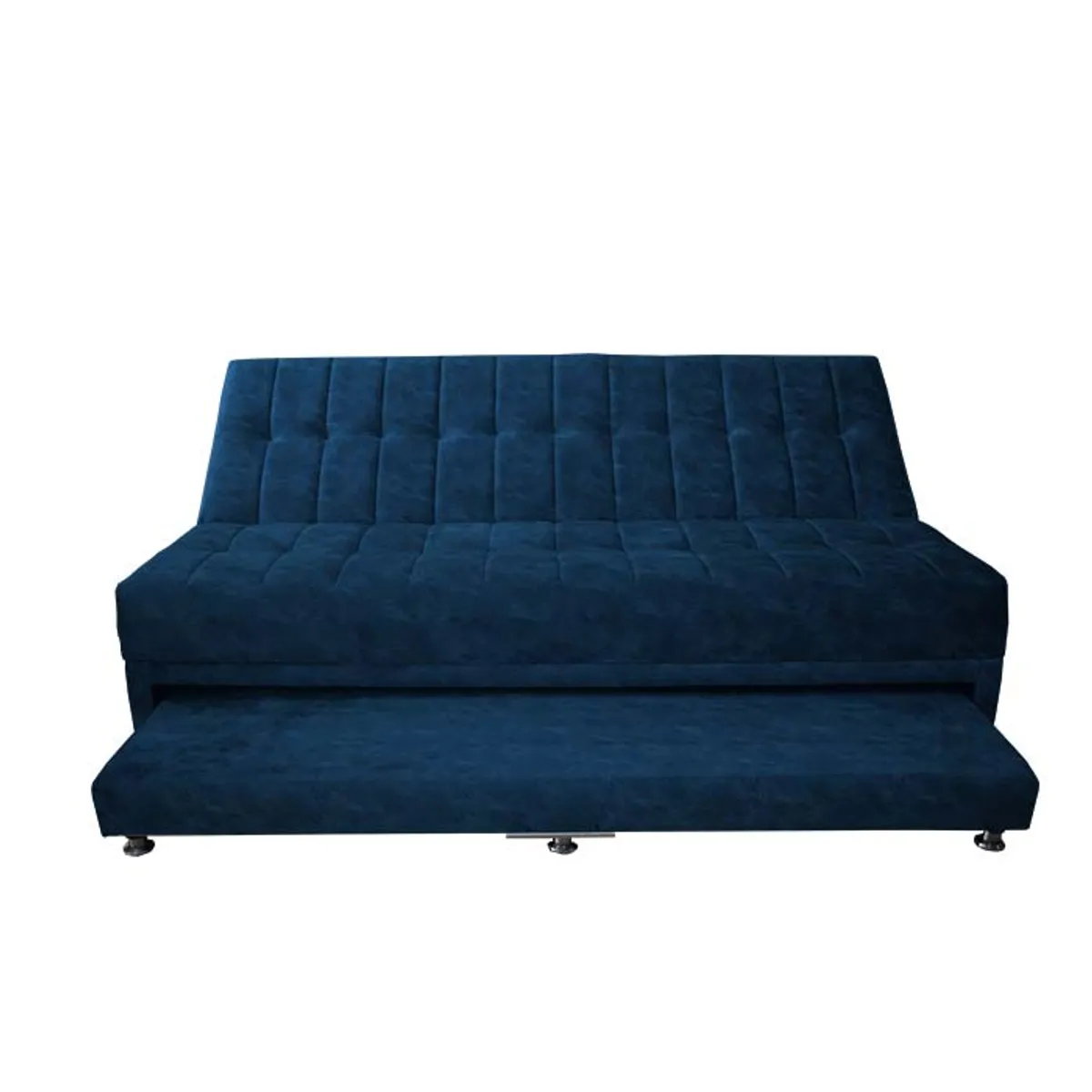 GENERICO - SOFA CAMA TARIMA GREGOR TELA ANTIFLUIDO AZUL NAVY