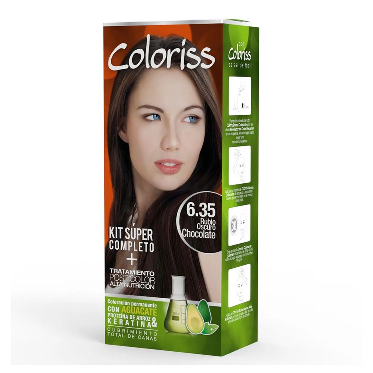 COLORISS - Tinte Capilar Coloriss Kit No.6.35 50 Gr