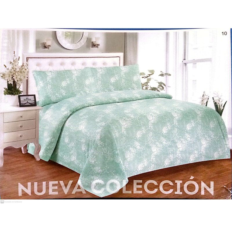 CASA LUNA - Juego De Sabanas Cama Doble 21cm - Casa luna VERDE