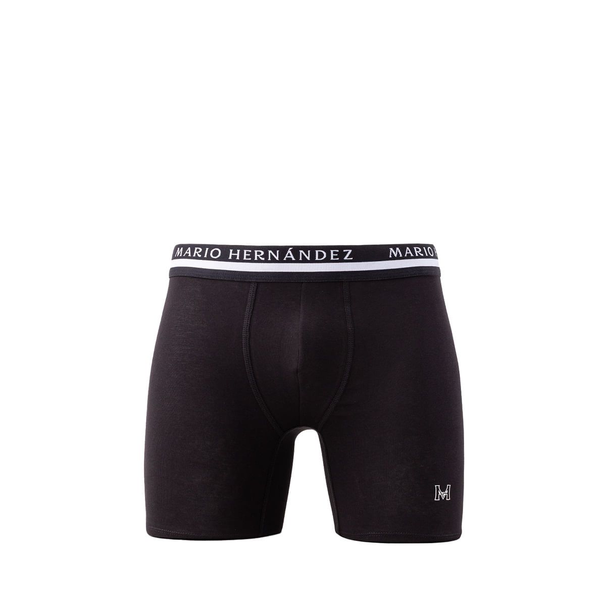 MARIO HERNANDEZ - Boxer Algodón Brief Negro Básicos