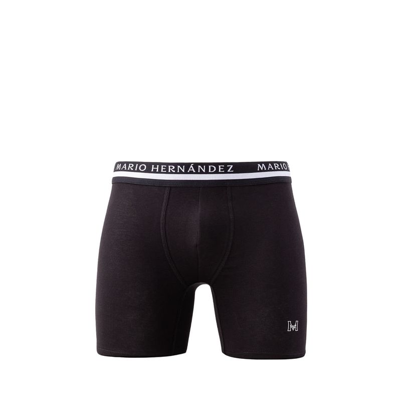 MARIO HERNANDEZ - Boxer Algodón Brief Negro Básicos