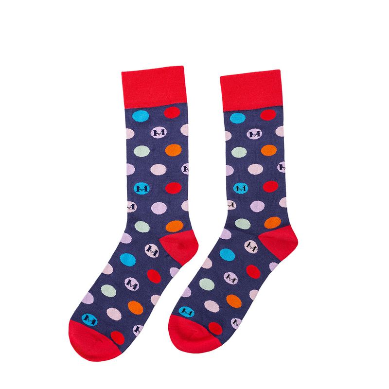 MARIO HERNANDEZ - Medias Extrafina Cosmos Azul MH Socks