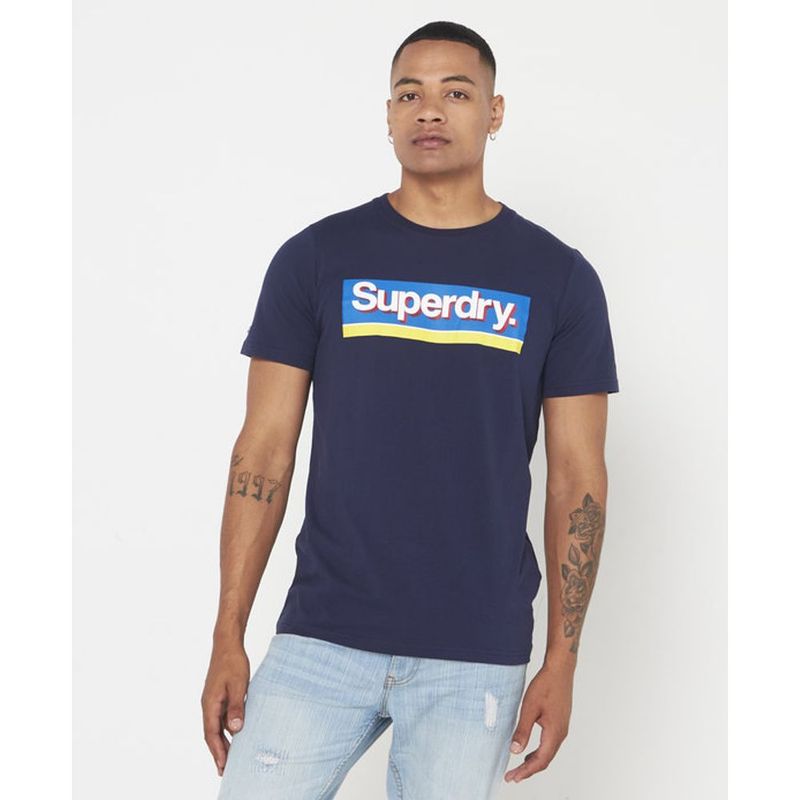 SUPERDRY - Camiseta Para Hombre Vintage Cl Seasonal Tee Mw Superdry
