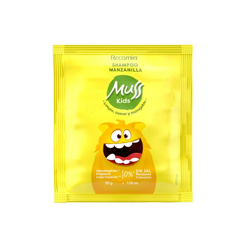 MUSS - Shampoo Muss Kids Manzanilla 30g