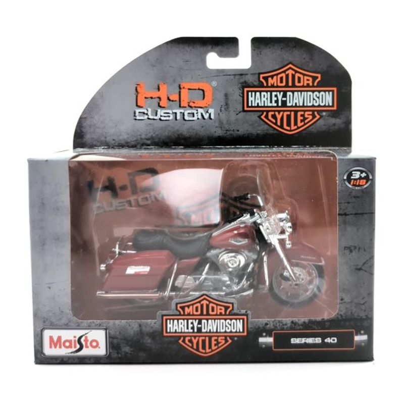 MAISTO - Moto Coleccionable Harley-davidson 1:18 Road King Serie 40
