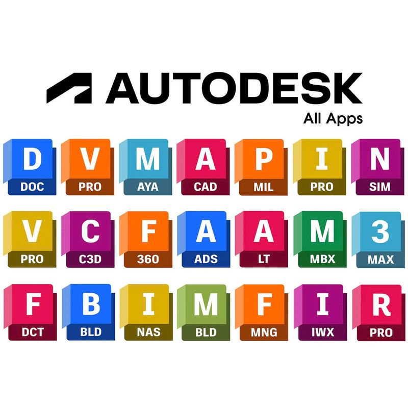 GENERICO - Licencia Autodesk Full Suite -3 Años - AutoCAD + 96 Programas- Oficial