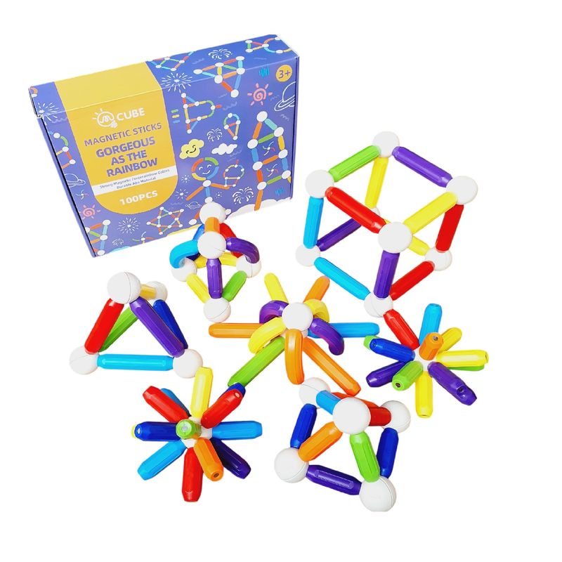 GENERICO - Juguete Didactico Bloques Magneticos Esferas Construccion