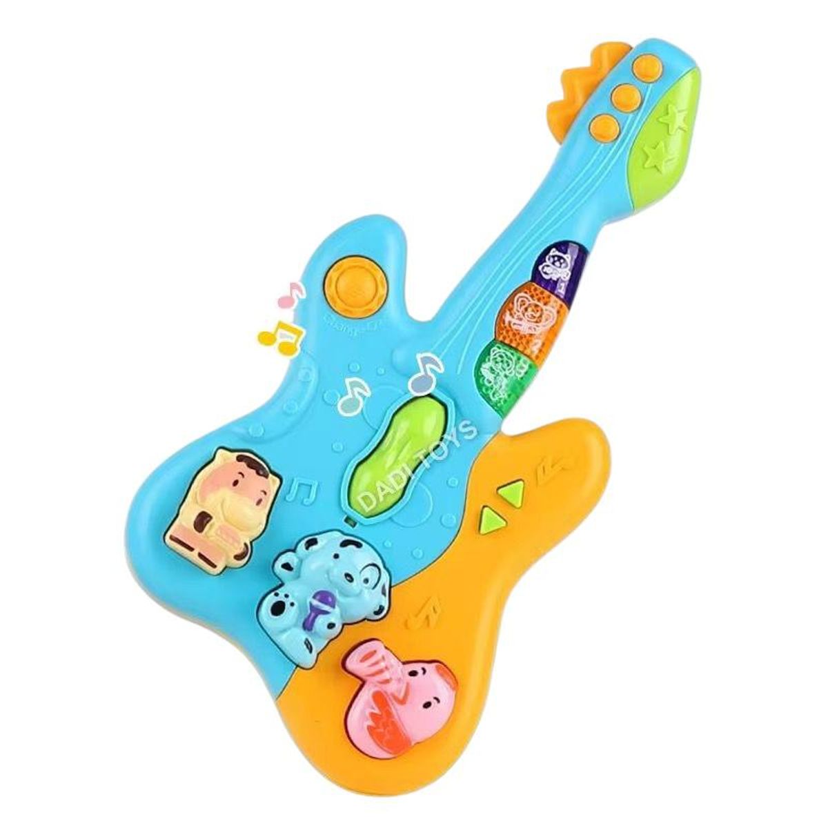 GENERICO - Guitarra Musical Didáctica Juguete Para Niños Azul