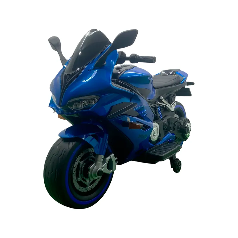 BEBESUNITA - Moto Recargable Niños 3-12 Años Acelradr Manbrio Llanta Goma