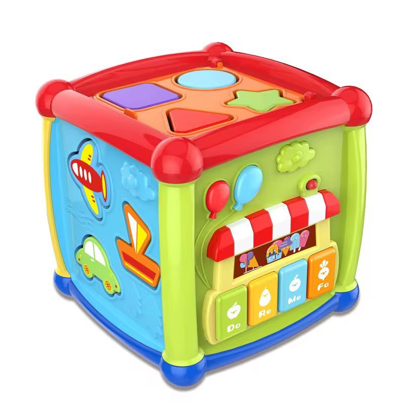 GENERICO - Cubo Musical Multifuncional Infantil 6 en 1 Juguete Niños