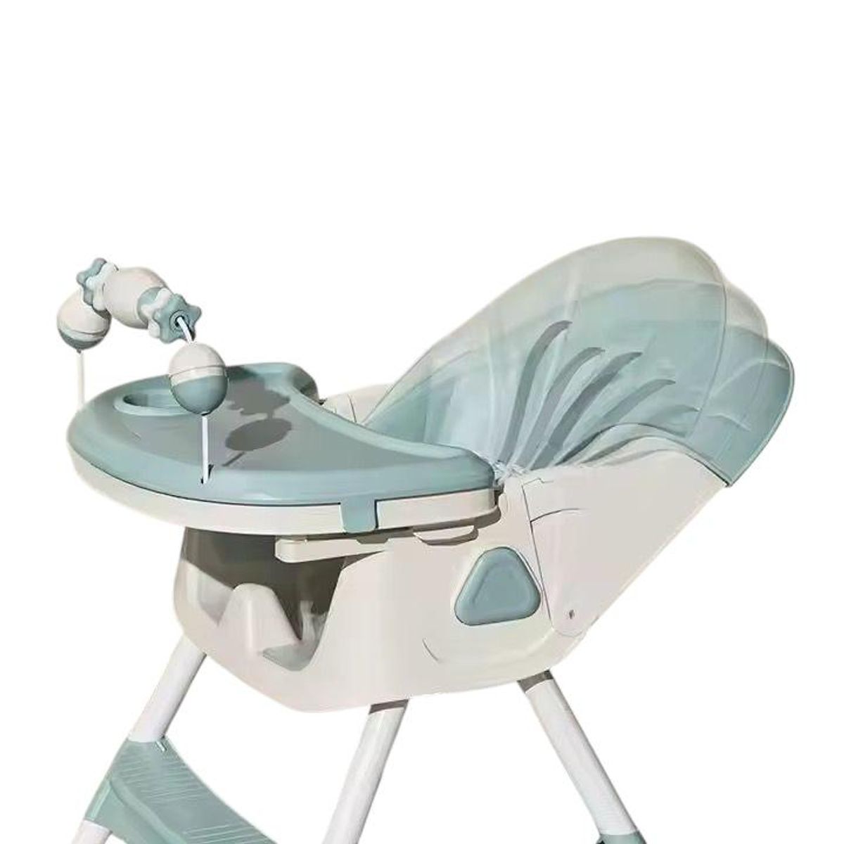 GENERICO - Silla Comedor Multifuncional Plegable Y Reclinable Azul