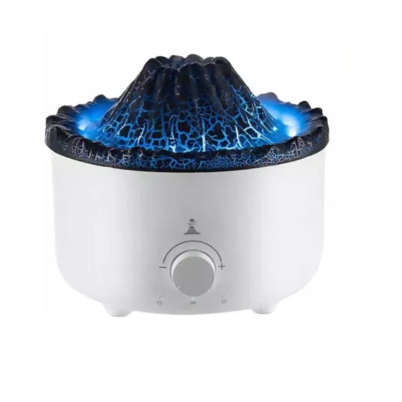 GENERICO - Humidificador LED volcán GRANDE lanza aureola V21B