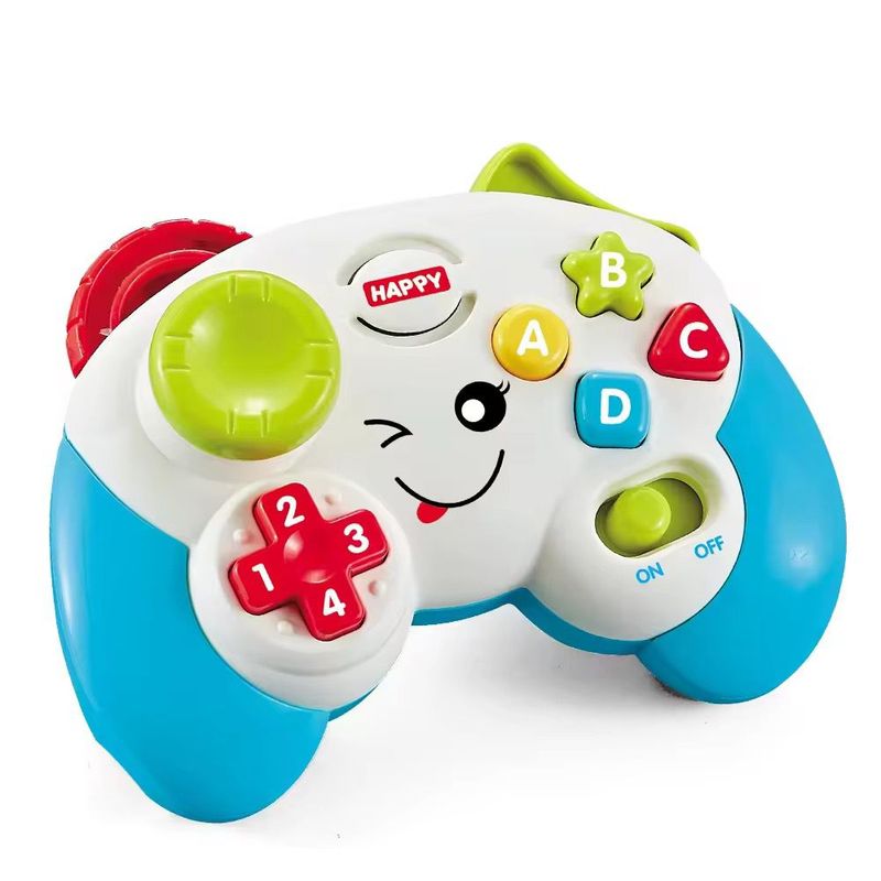 GENERICO - Control Didáctico Infantil Con Luces Y Sonidos Azul Nuevo