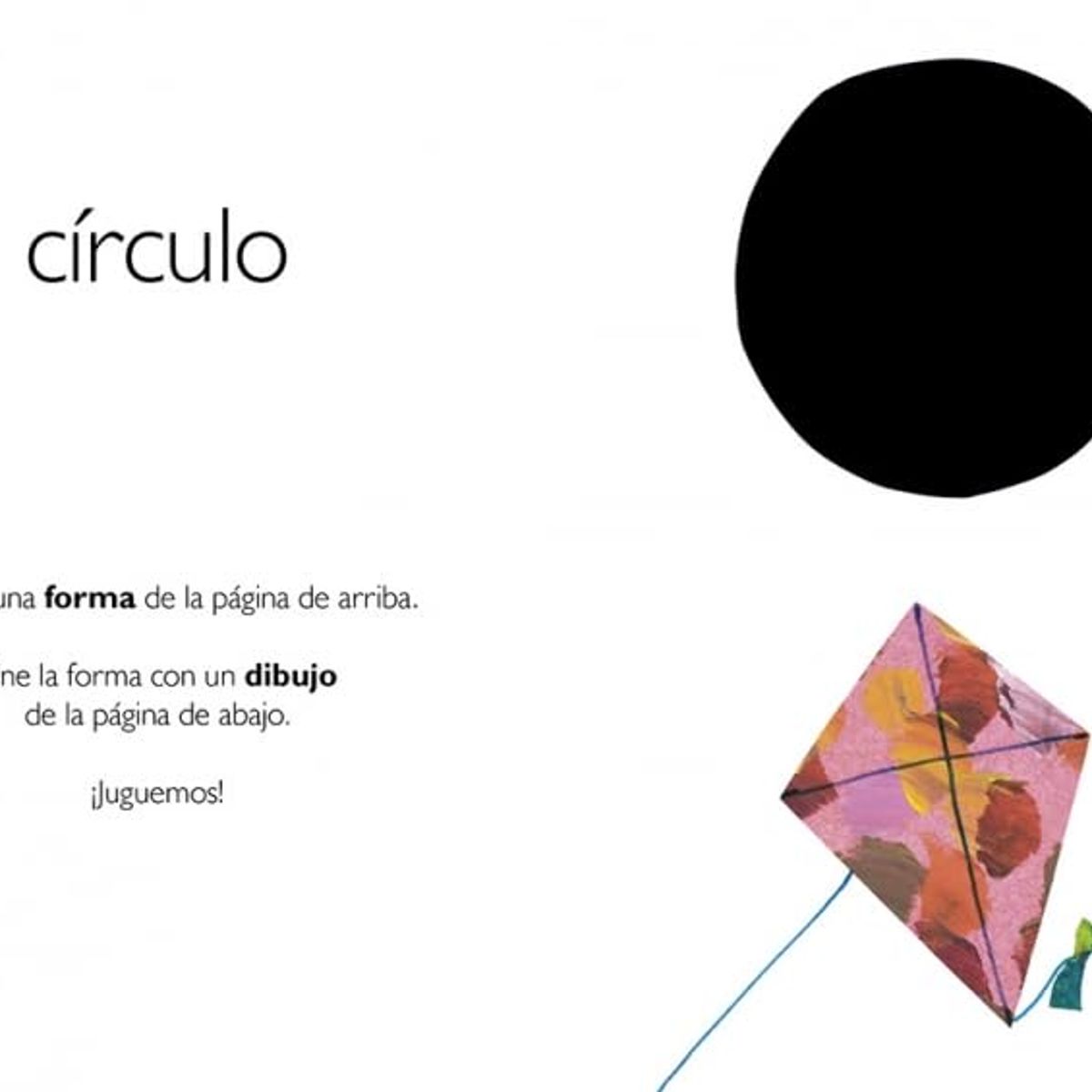 JUGANDO Y EDUCANDO - Libro Educativo De Formas Con Imágenes Para Niños