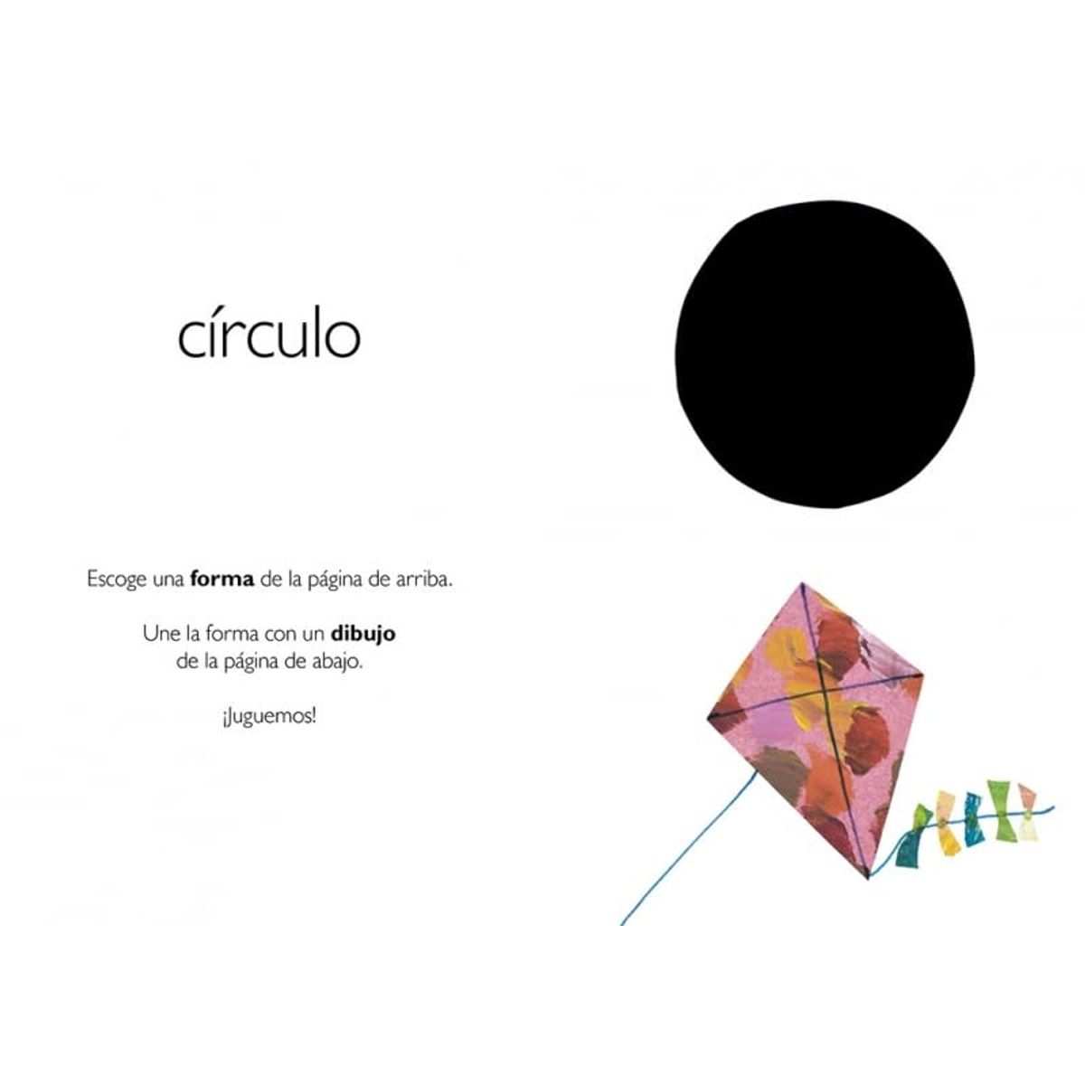 JUGANDO Y EDUCANDO - Libro Educativo De Formas Con Imágenes Para Niños