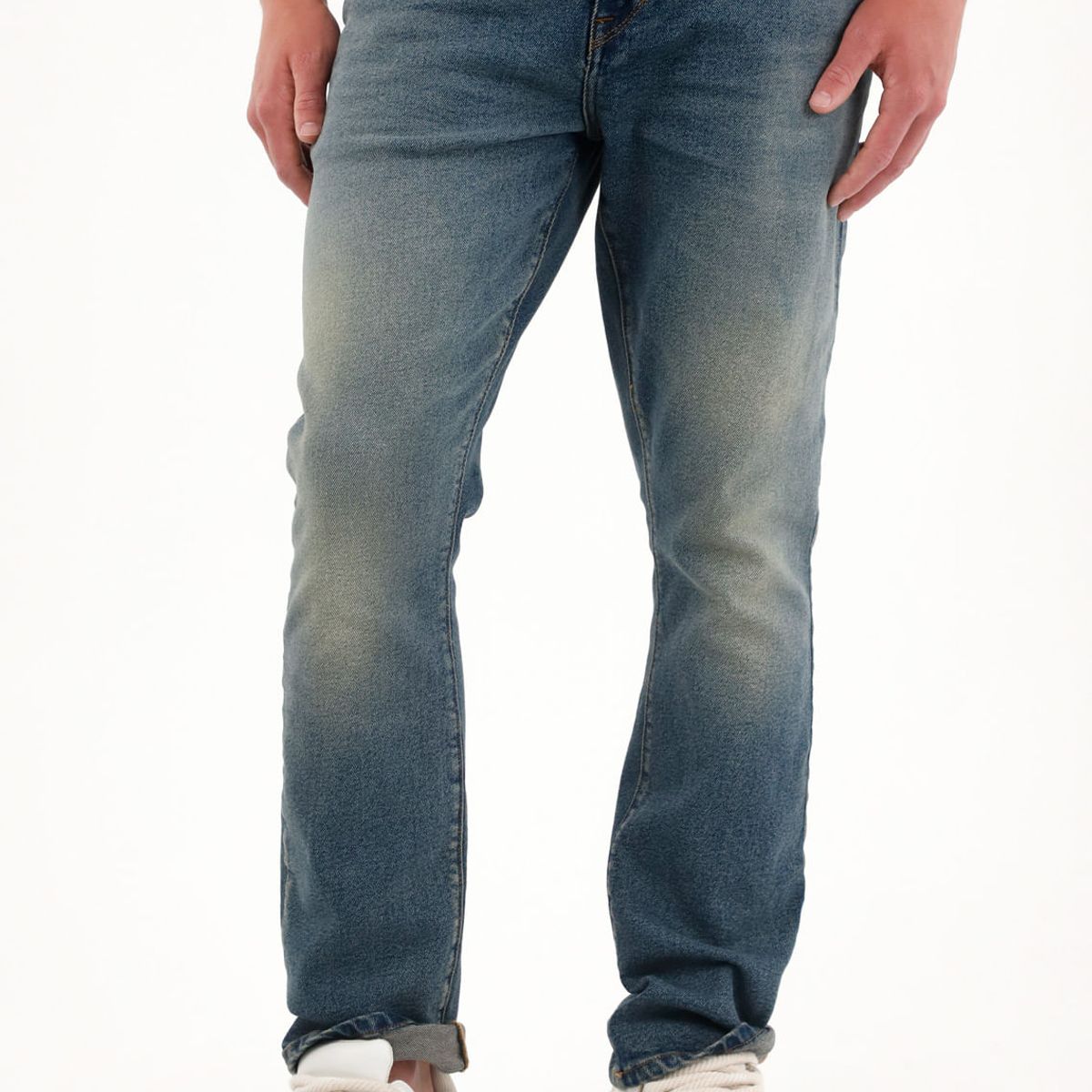 TENNIS - Jean Nudy tiro medio azul medio para hombre