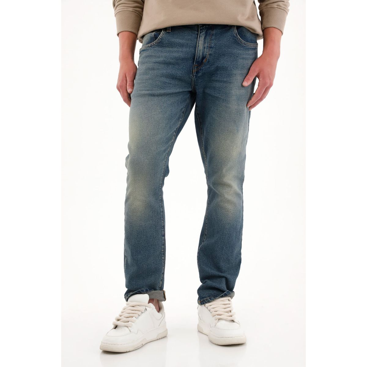 TENNIS - Jean Nudy tiro medio azul medio para hombre
