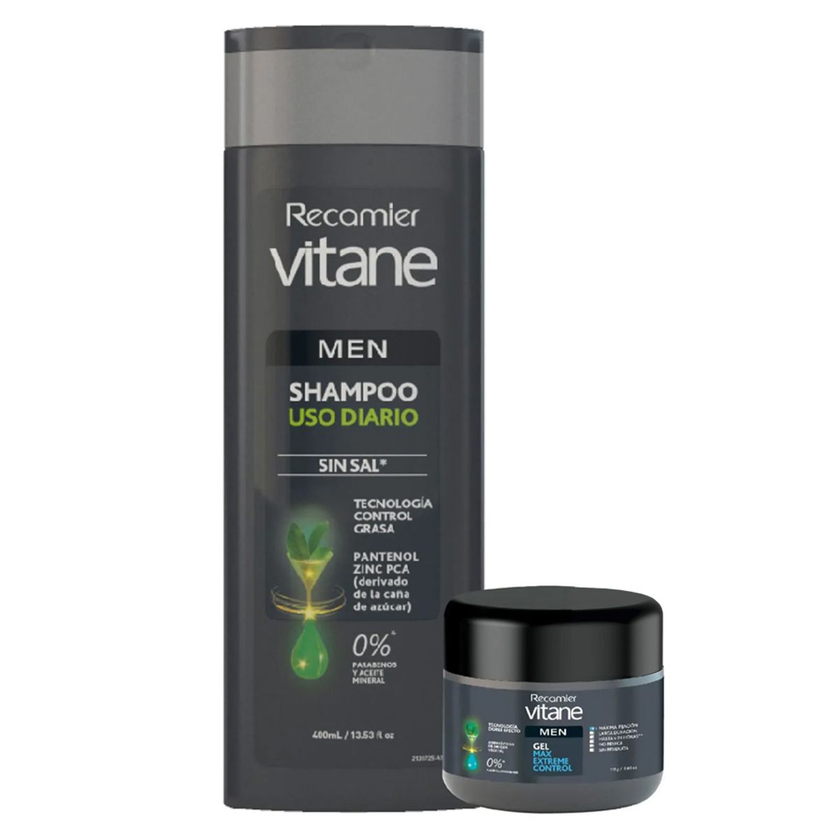 RECAMIER - Kit Vitane Shampoo Men 400 ml + Gel 110g Gratis