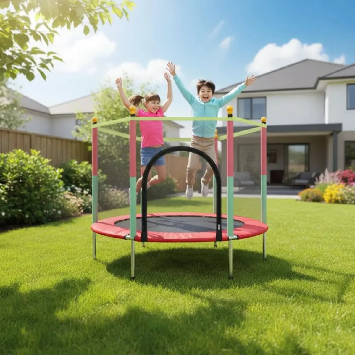 GENERICO - Trampolín Brinca Brinca Saltarin Niños Cama Elastica