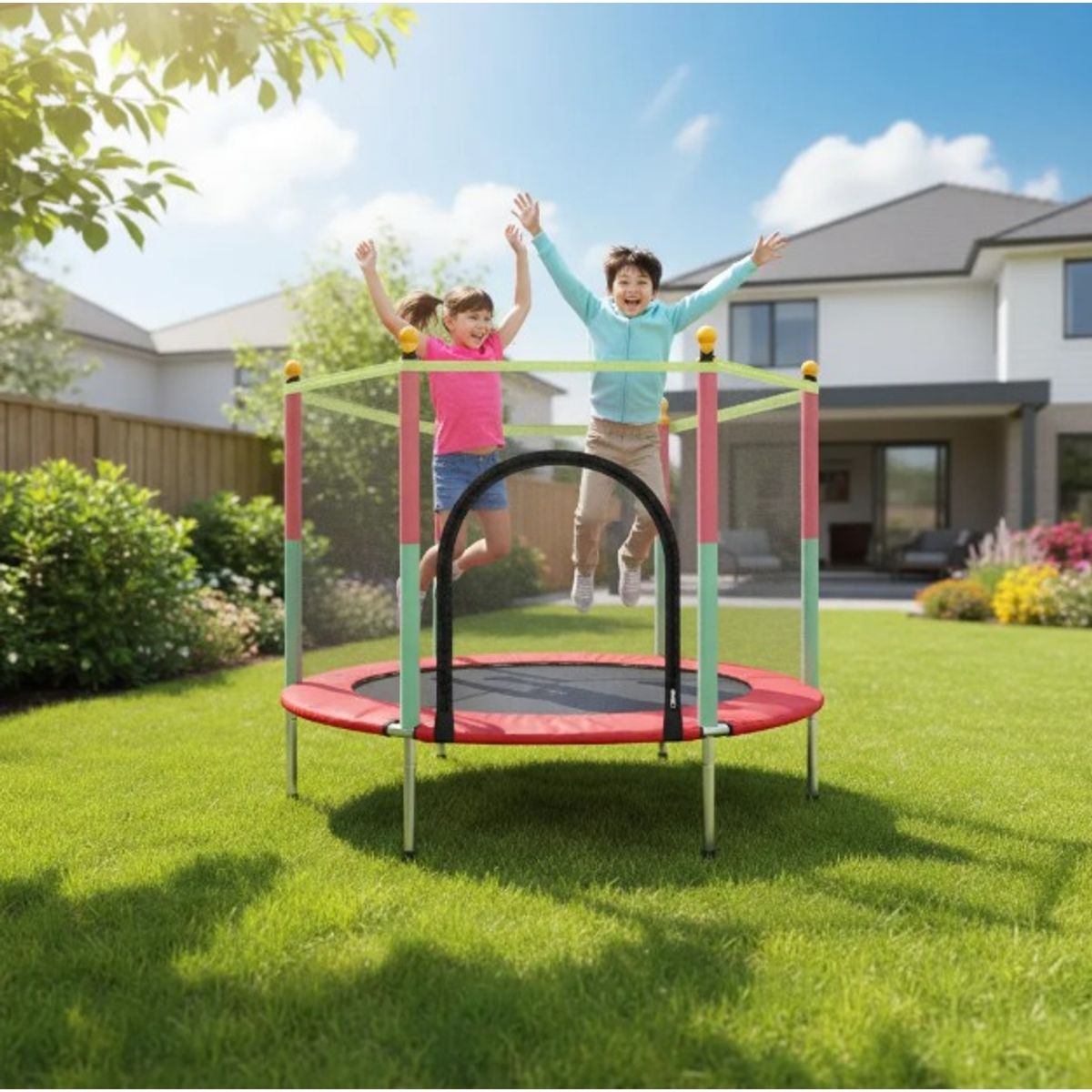 GENERICO - Trampolín Brinca Brinca Saltarin Niños Cama Elastica