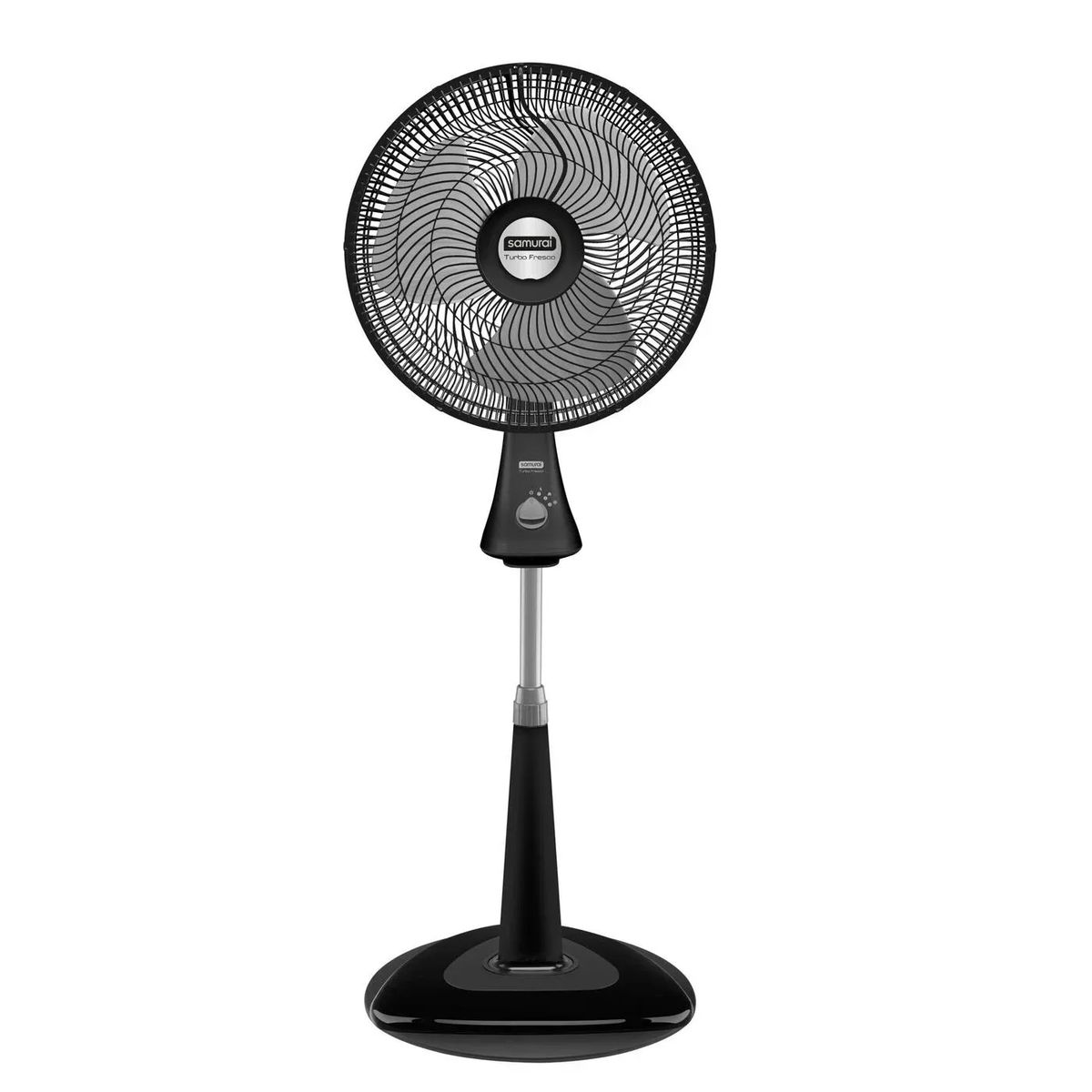 SAMURAI - Ventilador Samurai Turbo Fresco Pedestal Negro