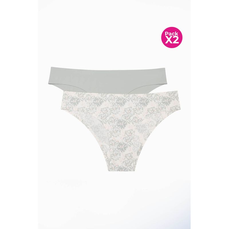 LILI PINK - Hipster con tecnologia corte laser paquete x2 en microfibra