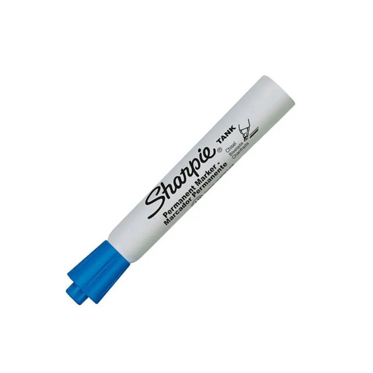 SHARPIE - Marcador Permanente Sharpie Tank Azul x 12 Unidades