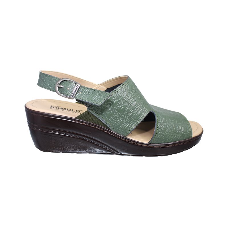 CALZADO ROMULO - Sandalia Romulo Cuero Correas Dama Producto Nacional