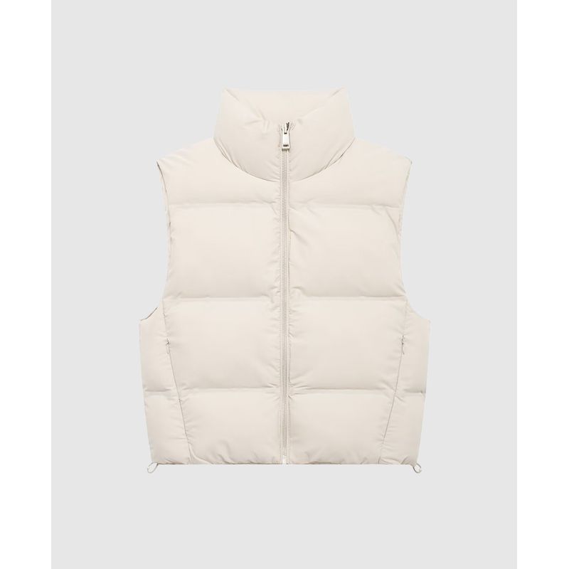 VANN - Chaleco Acolchado Para Mujer Marfil