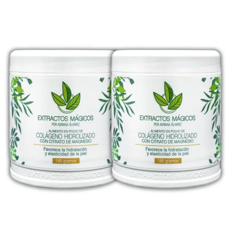 UNMERCO - Dúo Colágeno Hidrolizado Natural 180g  Cabello Fuerte y Uñas