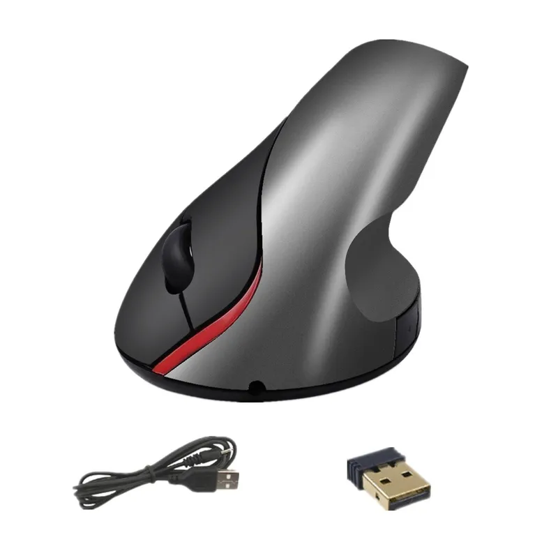 GENERICO - mouse ergonómico vertical inalámbrico recargable