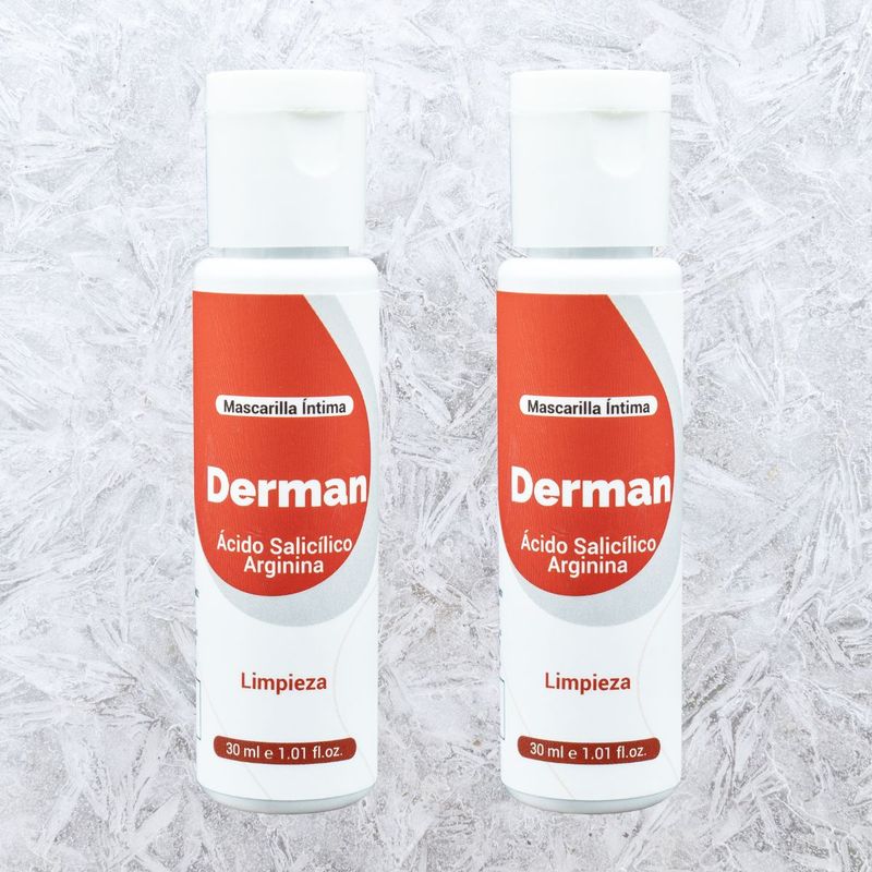 UNMERCO - Combo x2 Crema Íntima Derman  Protección Diaria 30ml cu