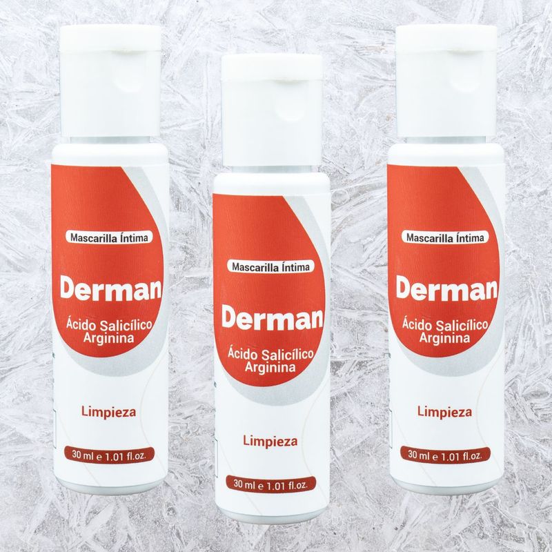 UNMERCO - Crema Íntima Derman Combo x3  Protección y Alivio Diario