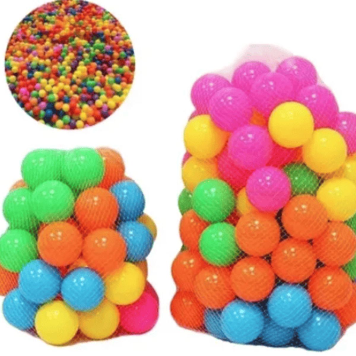 GENERICO - Pelotas De Plástico Para Piscina 100 Unidades Multicolor