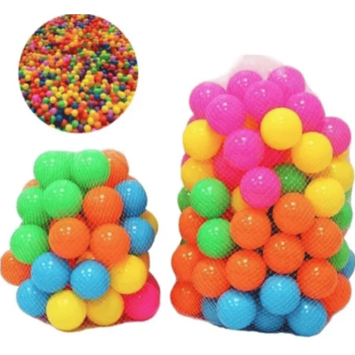 GENERICO - Pelotas De Plástico Para Piscina 100 Unidades Multicolor