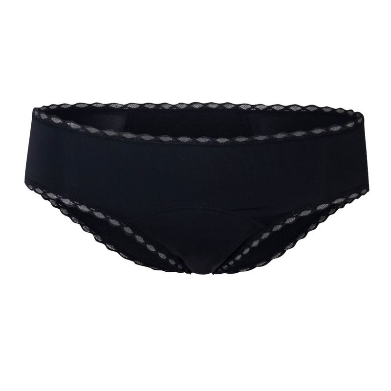 GENERICO - Calzón súper absorbente para flujo abundante   - Negro -