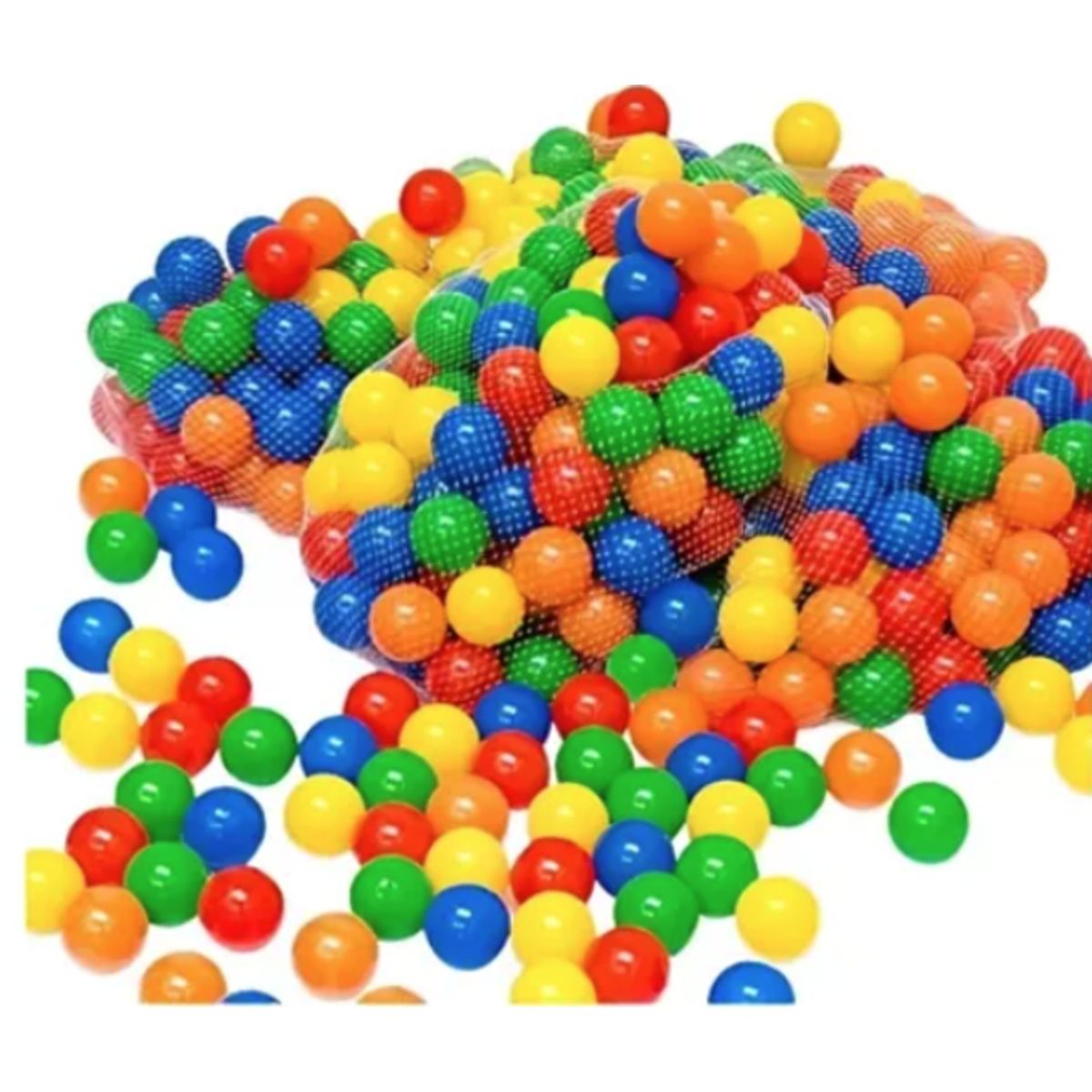 GENERICO - Bulto de 500 Pelotas para Piscina  Multicolor