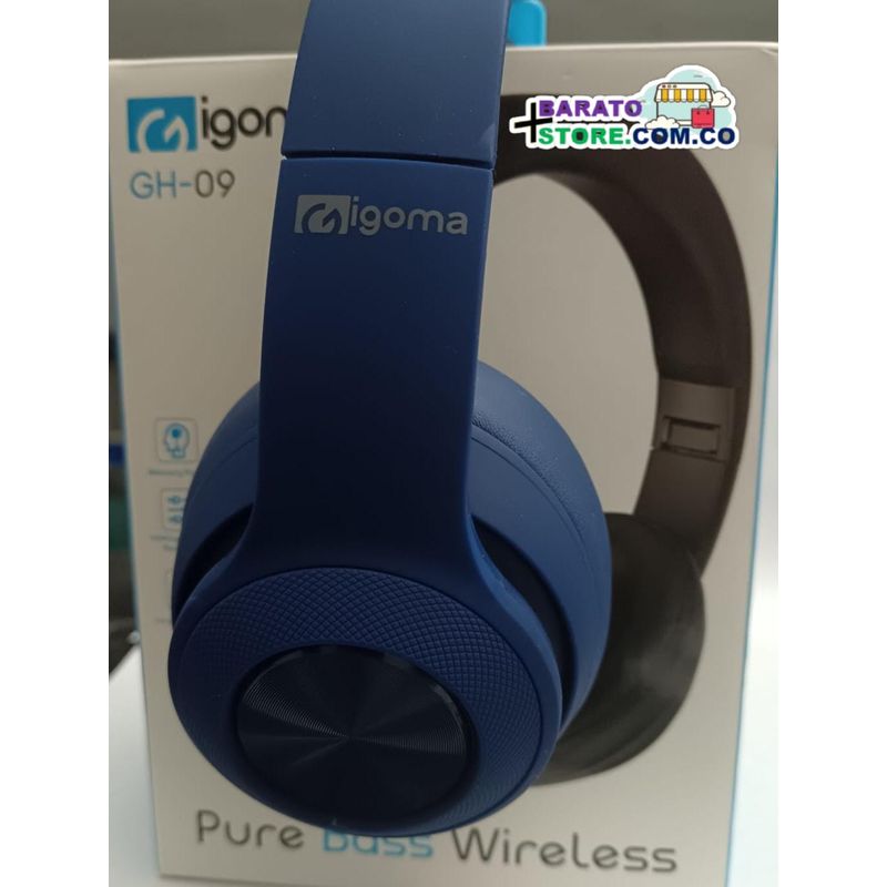 IGOMA - Audífonos Diadema Gh-09 Azul iGoma Original