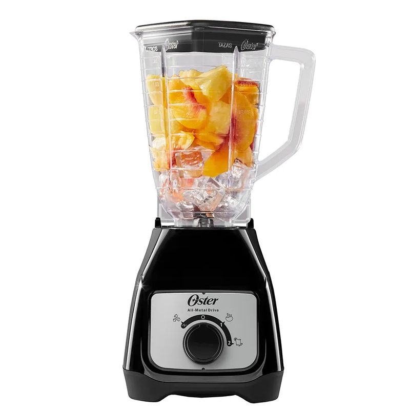 OSTER - Licuadora Oster 1.25 Litros Vaso Plástico 800 W Negro