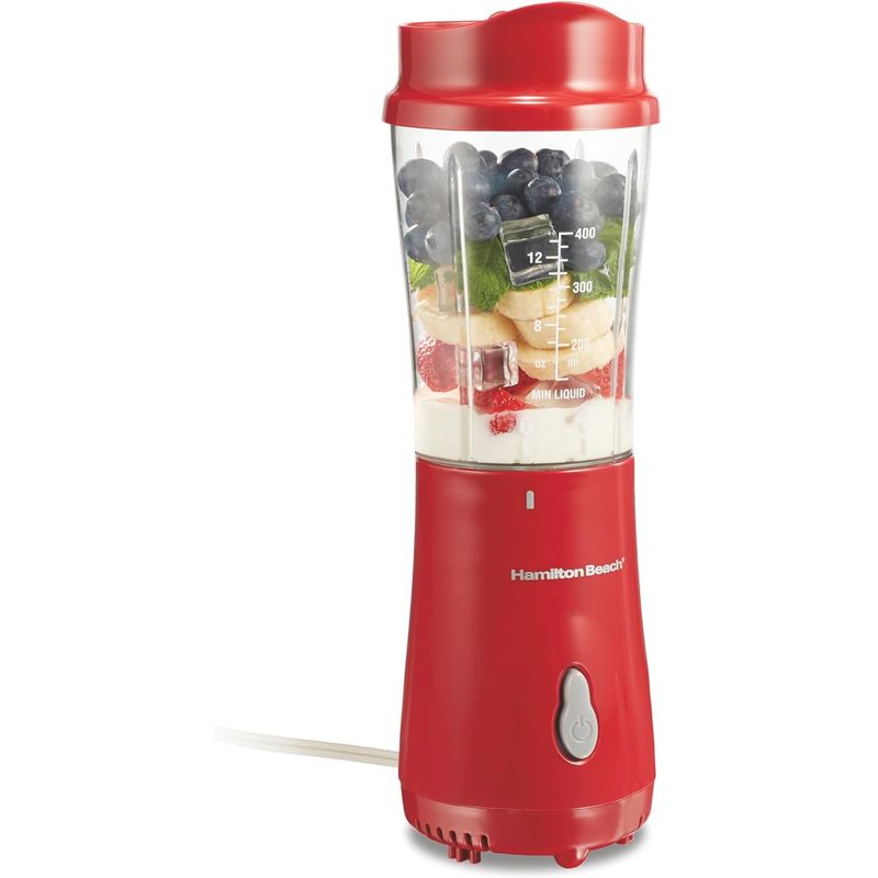 HAMILTON BEACH - Batidora Portátil Hamilton Beach con Vaso de 14 Oz 51101RV