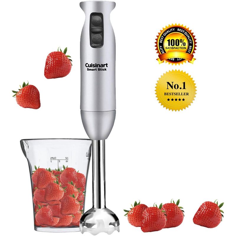 CUISINART - Batidora de mano Cuisinart CSB-75BC 200W 2 velocidades
