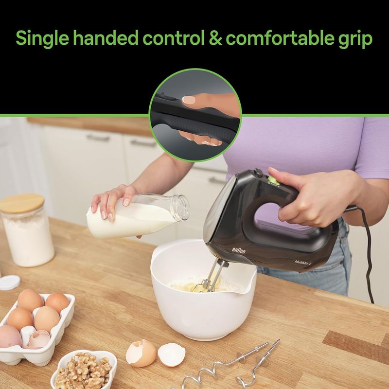 BRAUN - Batidora de Mano Braun Multimix 2 con accesorios y boles