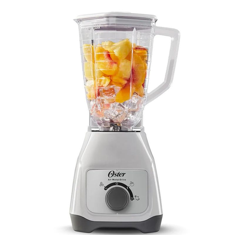 OSTER - Licuadora Oster 1.25 Litros Vaso Plástico 800 W Blanco