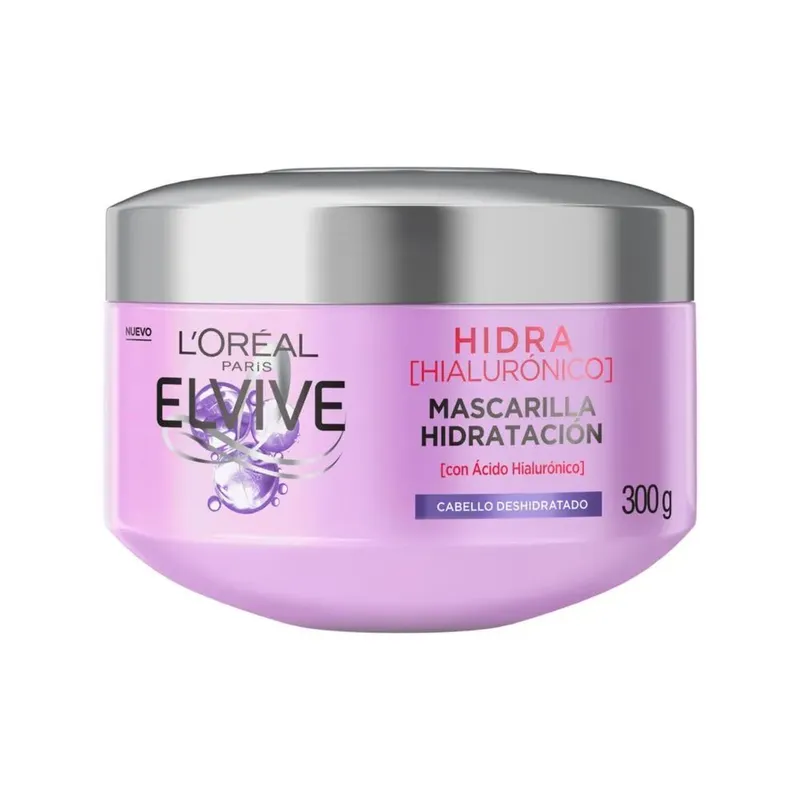 LOREAL PARIS - Mascarilla Capilar Hidratante Hidraluronico 300ML Loreal Elvive